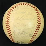 1963 Cincinnati Reds Team Signed ONL Giles Baseball w/ 26 Signatures Including Pete Rose Rookie Season, Frank Robinson, Joe Nuxhall & More (*Full JSA Letter*)