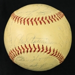 1963 Cincinnati Reds Team Signed ONL Giles Baseball w/ 26 Signatures Including Pete Rose Rookie Season, Frank Robinson, Joe Nuxhall & More (*Full JSA Letter*)