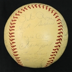 1963 Cincinnati Reds Team Signed ONL Giles Baseball w/ 26 Signatures Including Pete Rose Rookie Season, Frank Robinson, Joe Nuxhall & More (*Full JSA Letter*)