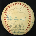 1963 New York Yankees Team Signed Baseball w/ 23 Signatures Including Yogi Berra, Whitey Ford, Elston Howard & More (JSA)