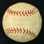 1963 New York Yankees Team Signed Baseball w/ 23 Signatures Including Yogi Berra, Whitey Ford, Elston Howard & More (JSA)