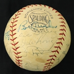 1963 New York Yankees Team Signed Baseball w/ 23 Signatures Including Yogi Berra, Whitey Ford, Elston Howard & More (JSA)