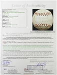 1963 New York Yankees Team Signed Baseball w/ 23 Signatures Including Yogi Berra, Whitey Ford, Elston Howard & More (JSA)