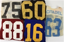 1970s-80s College Football Game Worn Jersey Collection - Lot of 10 (MEARS LOA)