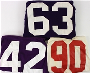 1970's-80's College Football Game Worn Jersey Collection - Lot of 9 (MEARS LOA)