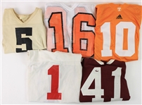 1960s-2000s College Football Game Worn Jersey Collection - Lot of 8 (MEARS LOA) 