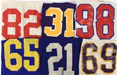 1970s-80s College Football Game Worn Jersey Collection - Lot of 9 (MEARS LOA)