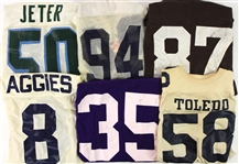 1970s-80s College Football Game Worn Jersey Collection - Lot of 10 (MEARS LOA)