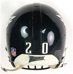 1999-2000 Brian Dawkins Philadelphia Eagles Game Worn Helmet (MEARS LOA)
