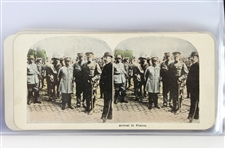 1914-18 WWI 3.25 x 7 Stereograph Photo Cards - Set of 25 w/ Original Wrapper