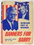 1964 Barry Goldwater "Banners For Barry" Milwaukee Arena Presidential Campaign Guide