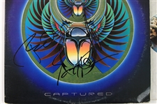 1981 Neil Schon Greg Rolie Ross Valory Journey Signed Captured Record Album (*JSA*) 