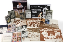 1920's-90's Baseball Memorabilia Collection - Lot of 33 w/ Photos, Posters, Ruth, Williams, Mantle, DiMaggio & More