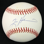 2000-04 Tim Hudson Oakland Athletics Signed OML Selig Baseball (JSA)