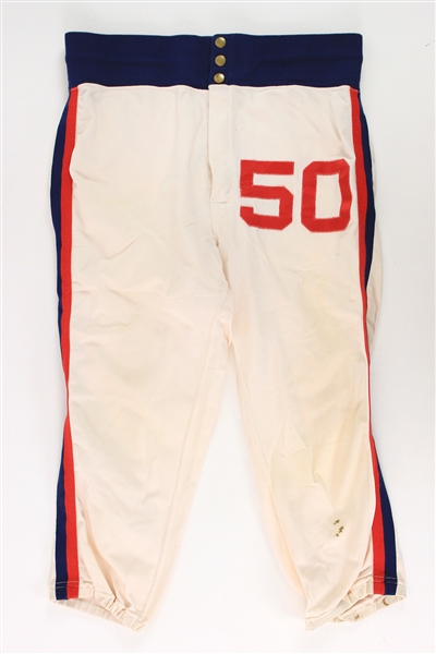 1983 Juan Agosto Chicago White Sox Game Worn Home Uniform Pants (MEARS LOA)