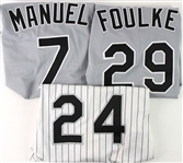 1993-2003 Chicago White Sox Game Worn Jersey Collection - Lot of 11 w/ 4 Signed Including Mike Sirotka, Bob Howry, Art Kusnyer & More (MEARS LOA/JSA)