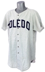 1967-73 Toldeo Mud Hens Game Worn Road Jersey w/ Indians Pants (MEARS LOA) 