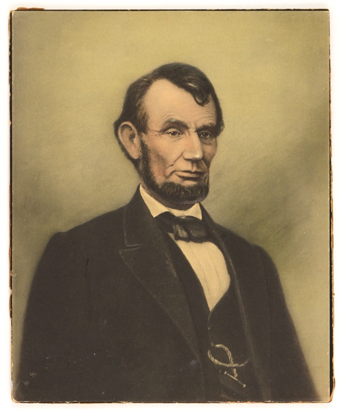 1861-65 Abraham Lincoln 16th President of the United States 8.5" x 10.5" Relief Portrait