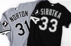 2000 Chicago White Sox Game Worn Jerseys - Lot of 2 w/ Mike Sirotka Alternate & Greg Norton Road (MEARS LOA)