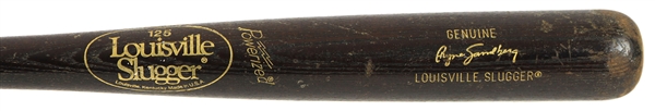 1986-89 Ryne Sandberg Chicago Cubs Louisville Slugger Store Model Bat 