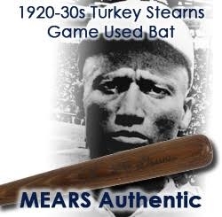 1920s-30s Turkey Stearnes Negro Leagues Attributed Baseball Bat (MEARS LOA)