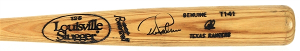 1991-97 Dean Palmer Texas Rangers Signed Louisville Slugger Professional Model Game Used Bat (MEARS LOA/JSA)