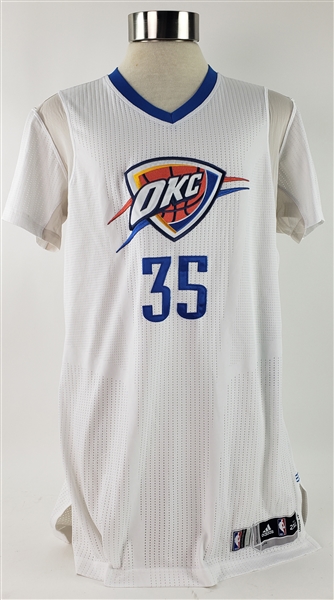 2015-16 Kevin Durant Oklahoma City Thunder Alternate Jersey (MEARS A5)
