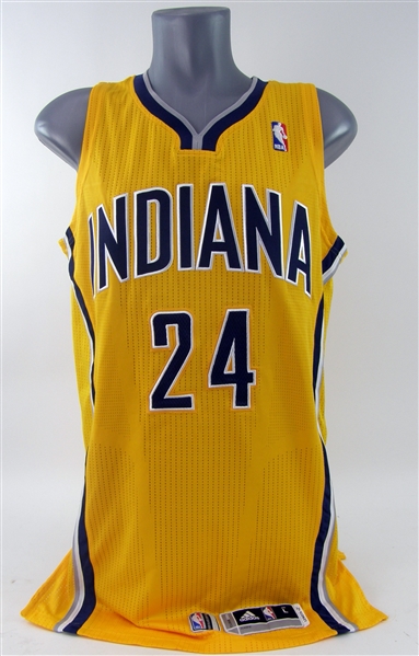 2012-13 Paul George Indiana Pacers Alternate Jersey (MEARS A5)