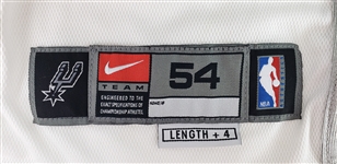 2001-02 Tim Duncan San Antonio Spurs Home Jersey (MEARS A5)