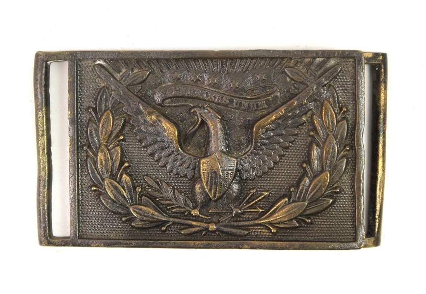 1861-65 Civil War Officers Belt Buckle (MEARS LOA)
