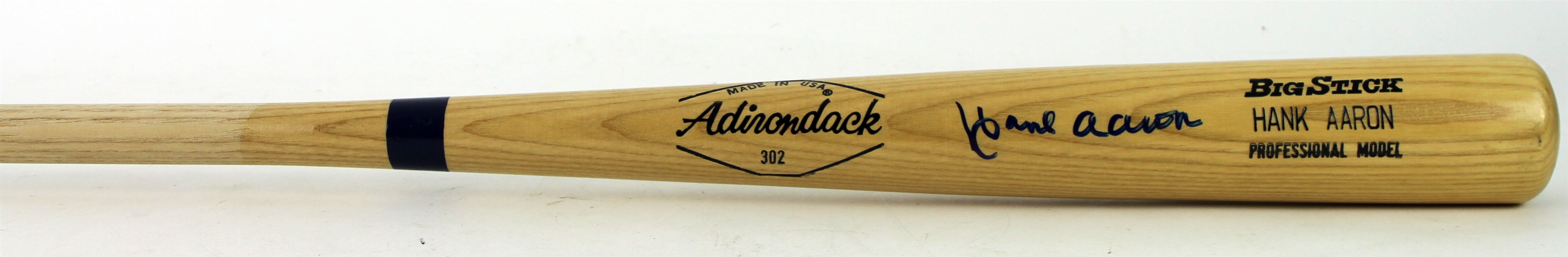 2000s Hank Aaron Milwaukee Braves Signed Adirondack Bat (*JSA*)