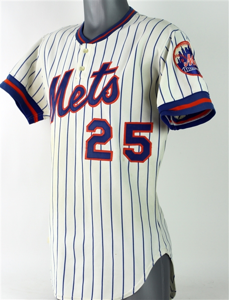 1981 Randy Jones New York Mets Game Worn Home Jersey (MEARS LOA, JSA)