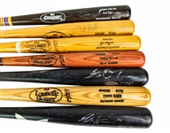 1973-2011 Professional Model Game Used Bat Collection - Lot of 7 w/ Jim Fregosi, Chris Sabo, Jody Reed Signed & More (MEARS LOA)