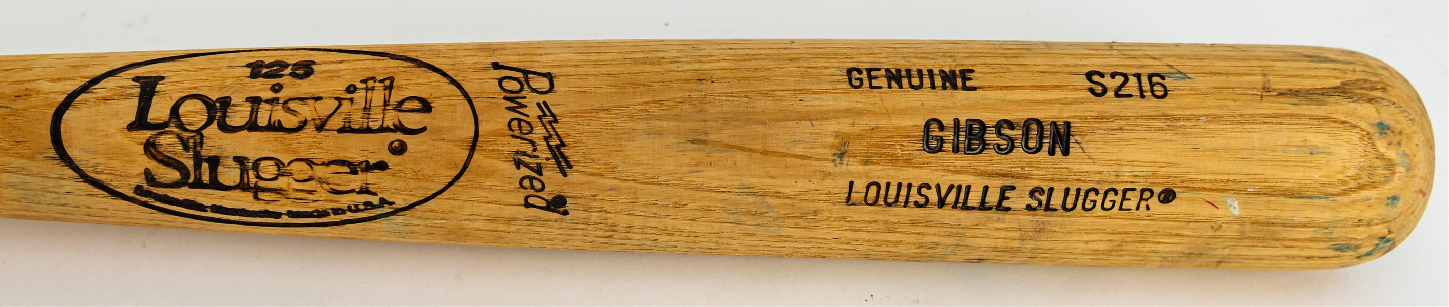 1986-87 Kirk Gibson Detroit Tigers Louisville Slugger Professional Model Game Used Bat (MEARS A9)