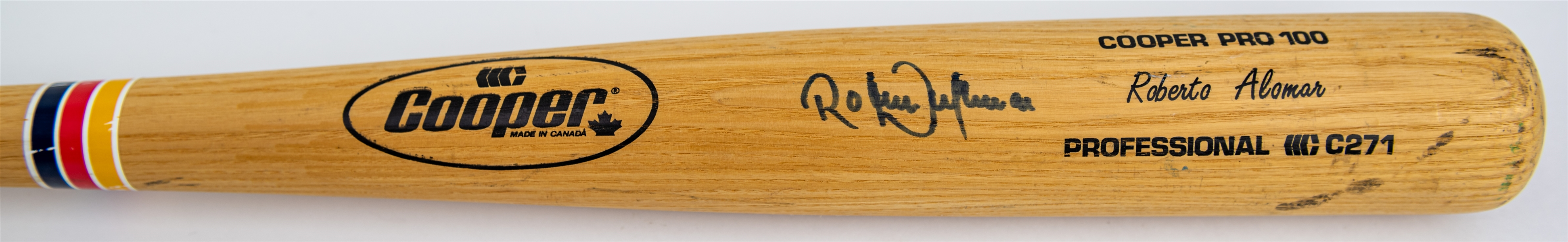 1991-95 Roberto Alomar Toronto Blue Jays Signed Cooper Professional Model Bat (MEARS A5/JSA)