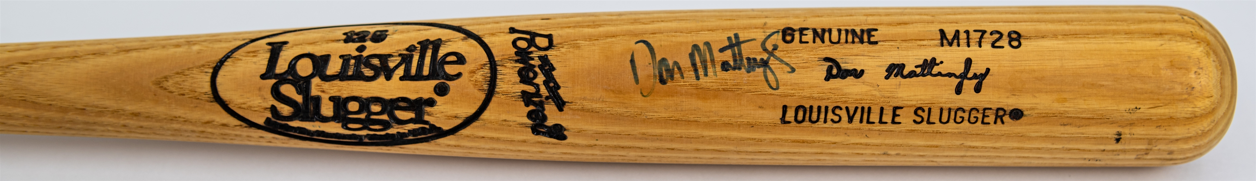 1988-89 Don Mattingly New York Yankees Signed Louisville Slugger Professional Model Bat (MEARS A5/JSA)
