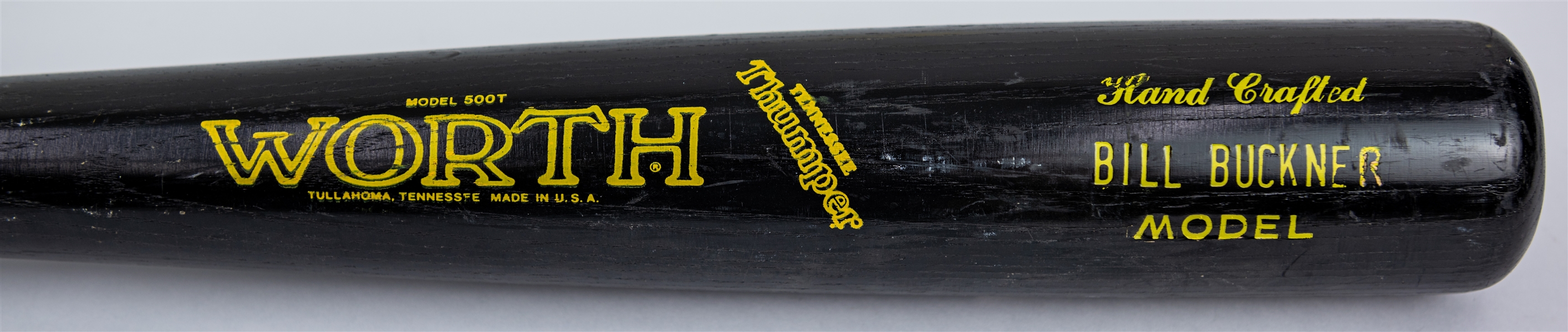 1985-88 Bill Buckner Red Sox/Angels Worth Professional Model Game Used Bat (MEARS LOA)