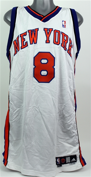 2008-09 Danilo Gallinari New York Knicks Game Worn Home Jersey (MEARS A10) Rookie Season