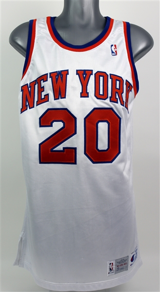 1992-93 Rolando Blackman New York Knicks Home Jersey (MEARS LOA)