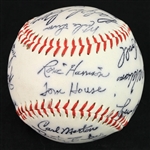1975 Atlanta Braves Team Signature Stamped Baseball