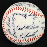 1975 Atlanta Braves Team Signature Stamped Baseball