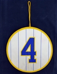 1980s Paul Molitor Milwaukee Brewers 8.25" Player Circle