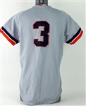 1988-91 Alan Trammell Detroit Tigers Batting Practice Jersey (MEARS LOA)