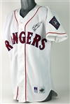 1997 Ivan Rodriguez Texas Rangers Signed Home Jersey (JSA)