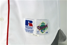 1997 Ivan Rodriguez Texas Rangers Signed Home Jersey (JSA)