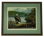 1990's-2000's Americana Nature Framed Photo & Lithorgraph Collection - Lot of 4 w/ Thomas Mangelsen, Frank Mittelstadt & More 