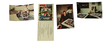1980's-2000's NASCAR Auto Racing Signed Framed Displays & Photos - Lot of 34 w/ Indy 500 100th Running Mutli Signed, Danica Patrick, Roger Penske & More 