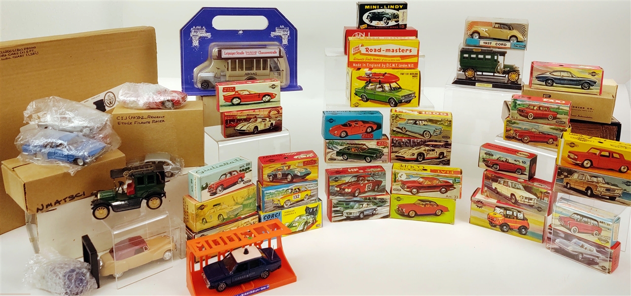 Mercury, Corgi, Cragstan and more Toy Cars (Lot of 35+) 