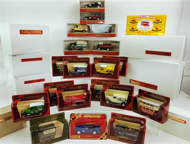 Matchbox Models of Yesteryear Toy Cars & Trucks (Lot of 27)