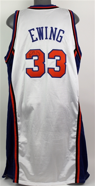 2000-01 Patrick Ewing New York Knicks Signed Game Worn Home Jersey (MEARS A10/JSA) 
